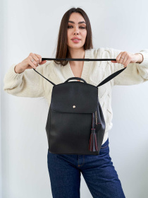 Повсякденний рюкзак WeLassie модель ryukzak-sumka-zhnochij-serce-chornij Фото