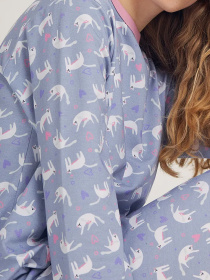 Ночная рубашка Ellen модель LDF121-50-01 Ночная рубашка Ellen модель LDF121-50-01 Фото