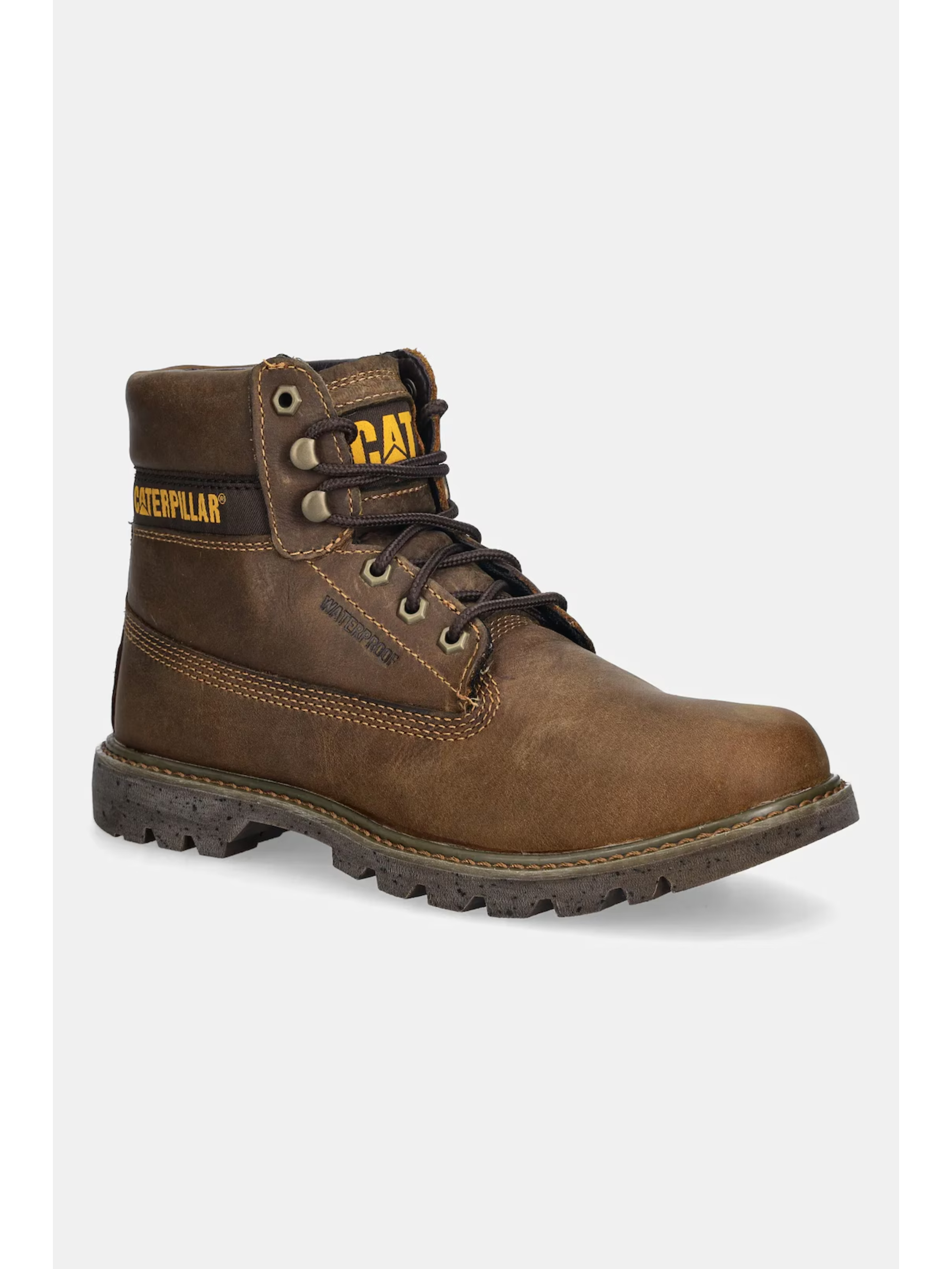 Шкіряні Жіночі Черевики Caterpillar COLORADO 2.0 WP (P110967) колір коричневий