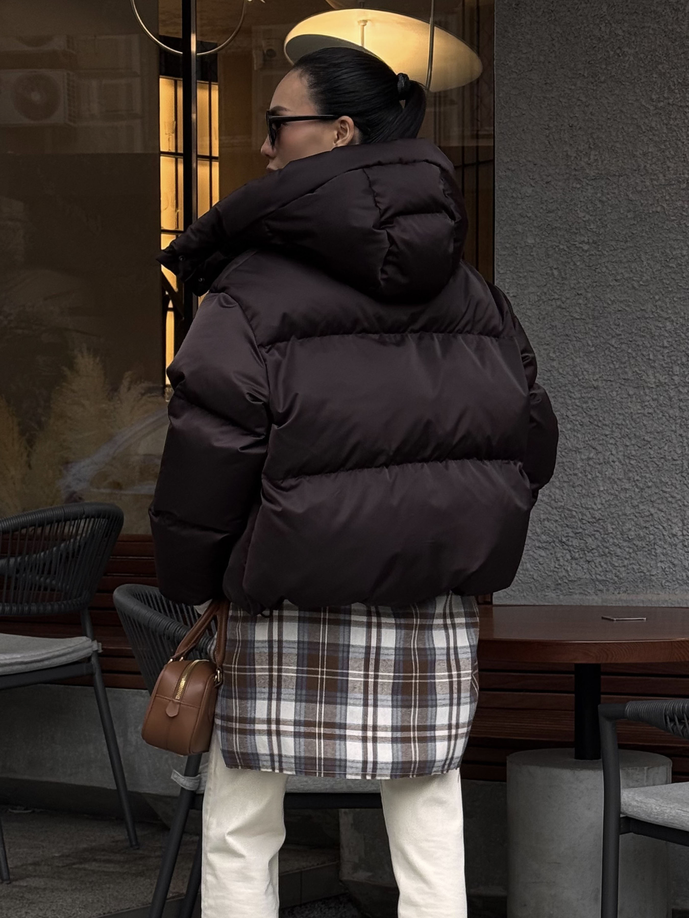 Пуховик Jadone Fashion модель Pufi_shokol Фото