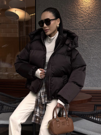 Пуховик Jadone Fashion модель Pufi_shokol Фото