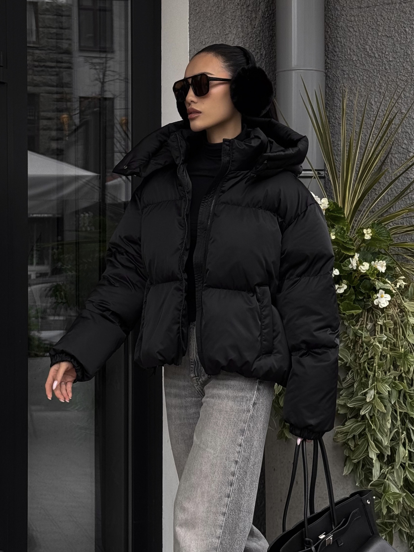 Пуховик Jadone Fashion модель Pufi_chor Пуховик Jadone Fashion модель Pufi_chor Фото