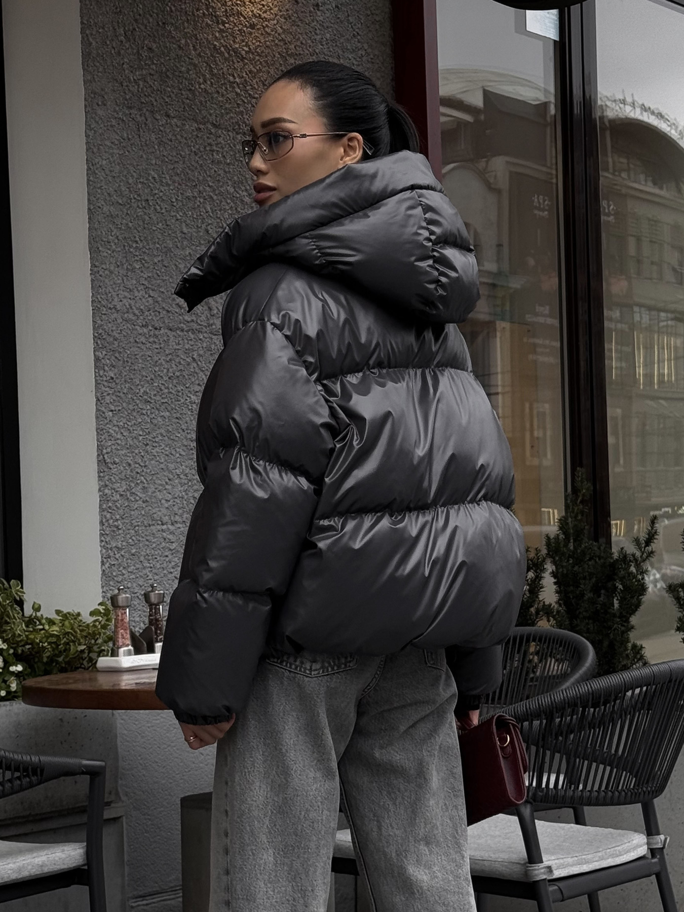 Пуховик Jadone Fashion модель Pufi_grafit Пуховик Jadone Fashion модель Pufi_grafit Фото