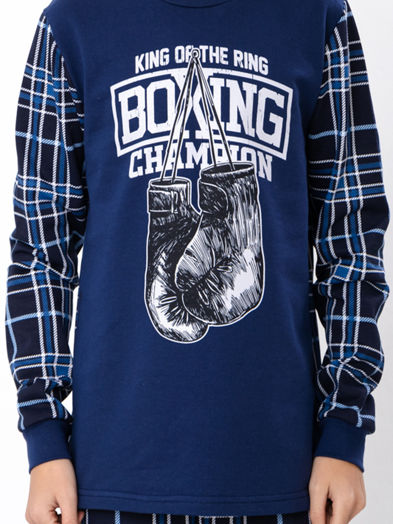 Пижама Носи своє модель 6076-024-33-1-1-kltinka-chornilxno-sinj Фото