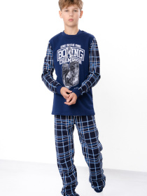 Пижама Носи своє модель 6076-024-33-1-1-kltinka-chornilxno-sinj Фото