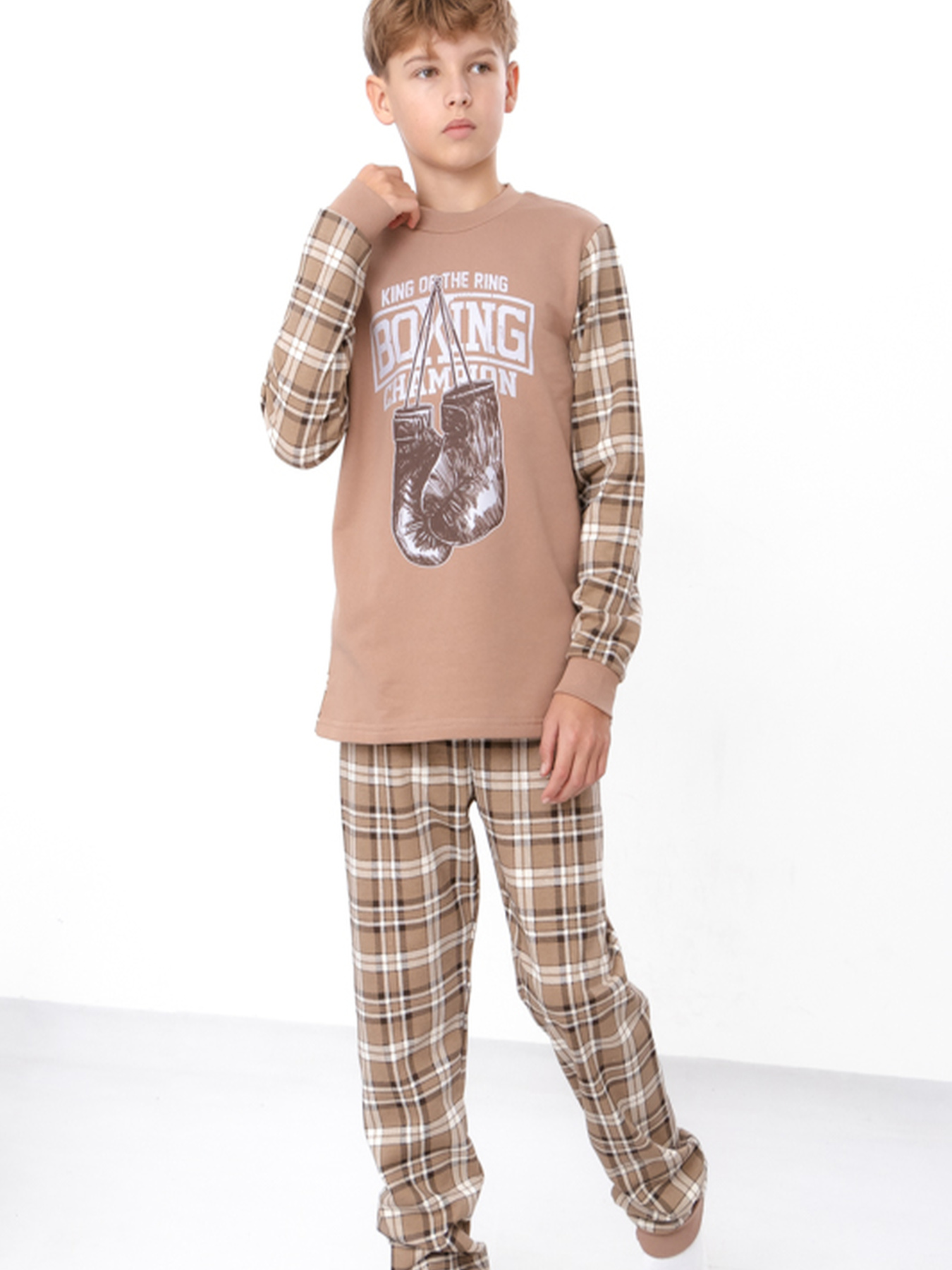 Пижама Носи своє модель 6076-024-33-1-1-kltinka-svtlij-mokko Пижама Носи своє модель 6076-024-33-1-1-kltinka-svtlij-mokko Фото