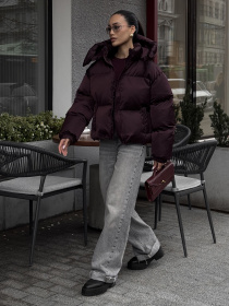 Пуховик Jadone Fashion модель Pufi_marsala Фото