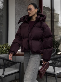 Пуховик Jadone Fashion модель Pufi_marsala Фото