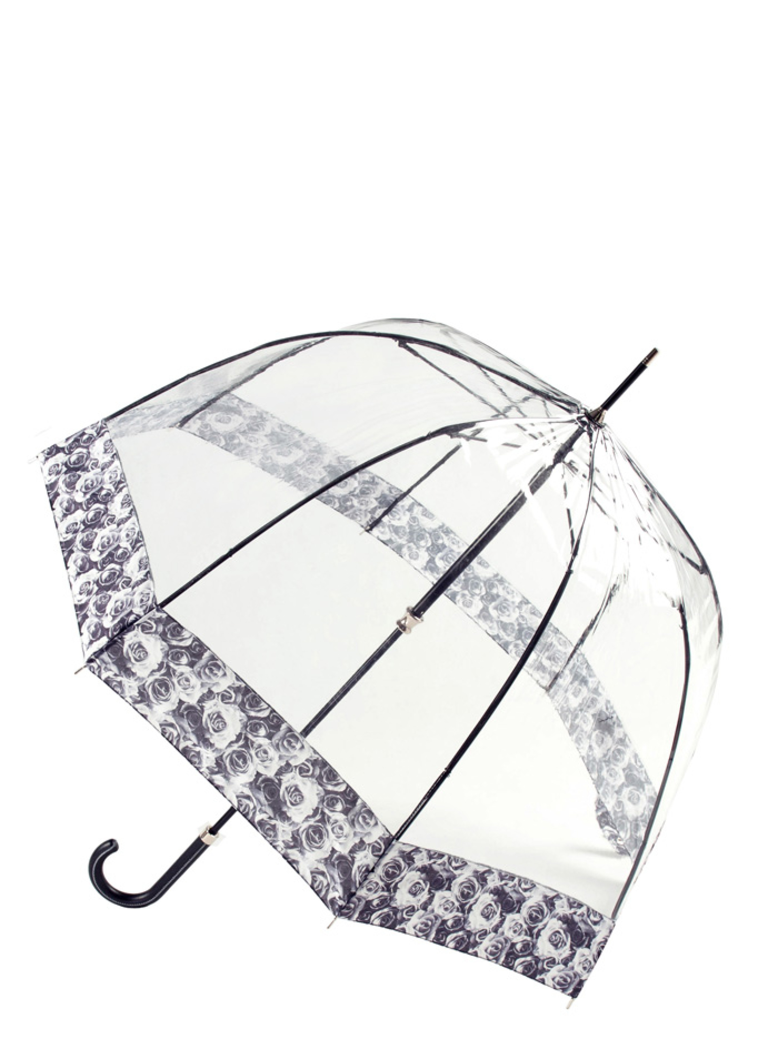 Fulton Umbrellas Birdcage-2 Парасолька-тростина (1722) Жіноче колір - Сірий матеріал - Полівінілхлорид (ПВХ)