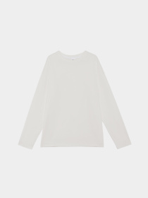 Лонгслів Ейсік Оверсайз модель LonhslivMolochnyi Фото