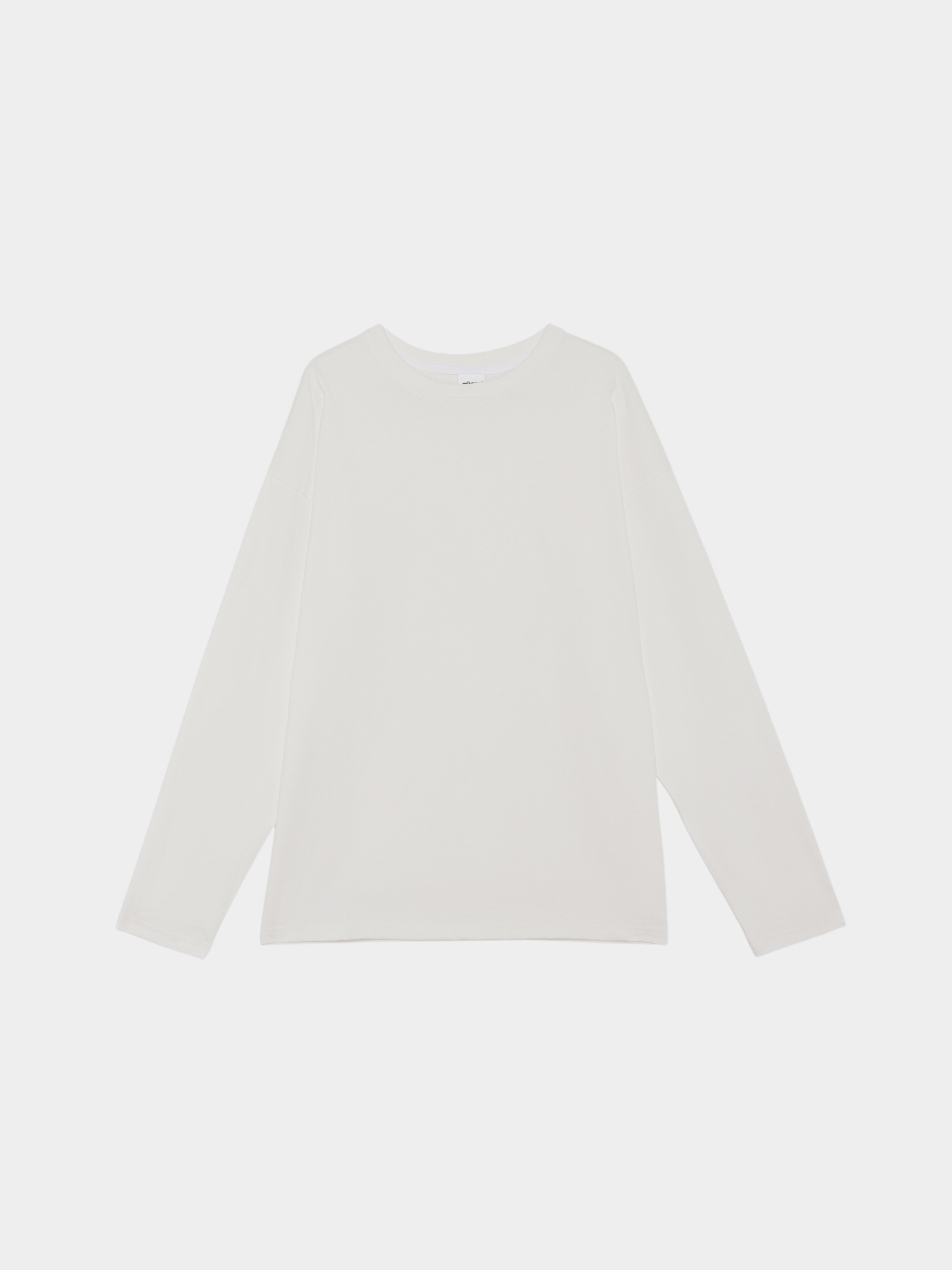 Лонгслив Ейсік Оверсайз модель LonhslivMolochnyi Фото