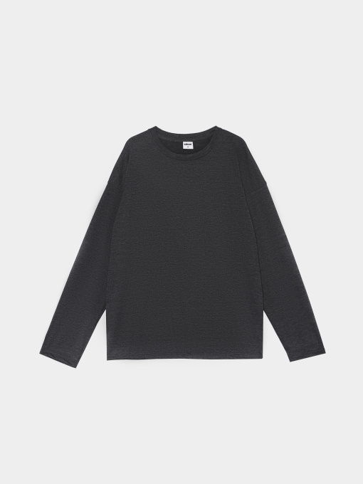 Лонгслів Ейсік Оверсайз модель LonhslivMelang Фото