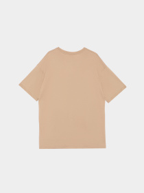 Футболка Ейсік Оверсайз модель Svitlo-Koruchnevyi Фото