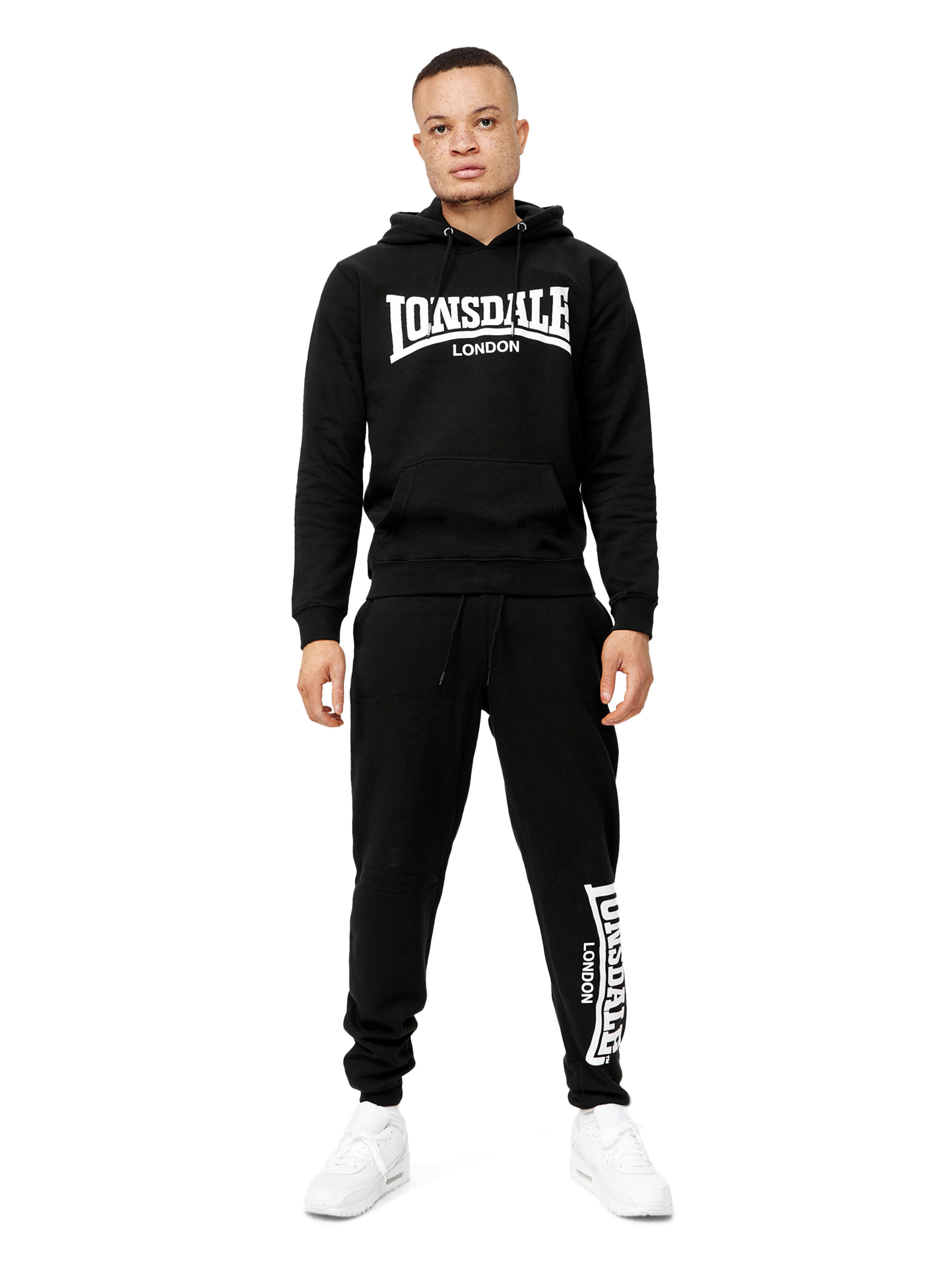 Чоловічий Спортивний костюм Lonsdale CLOUDY (257769) колір чорний, матеріал бавовна/поліестер