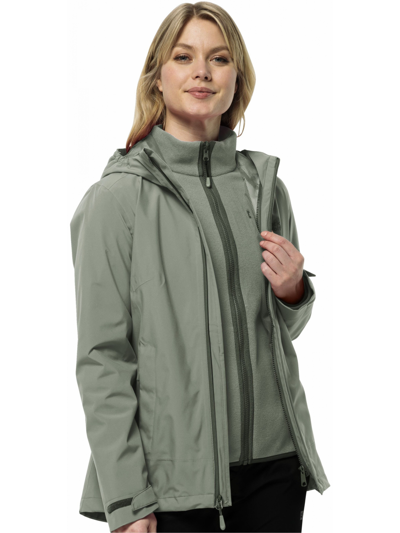 Зимняя куртка Jack Wolfskin Moonrise 3in1 jkt w модель 1115621_4137 Фото
