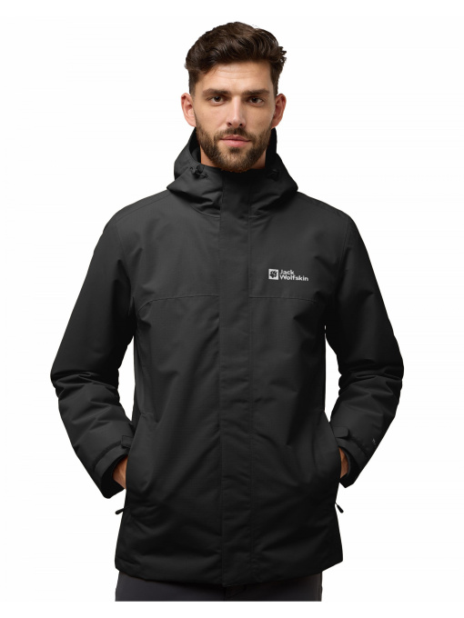 Куртки и дубленки Jack Wolfskin Outer jacket, altenberg 3in1 jkt m модель A61864_6000 Фото