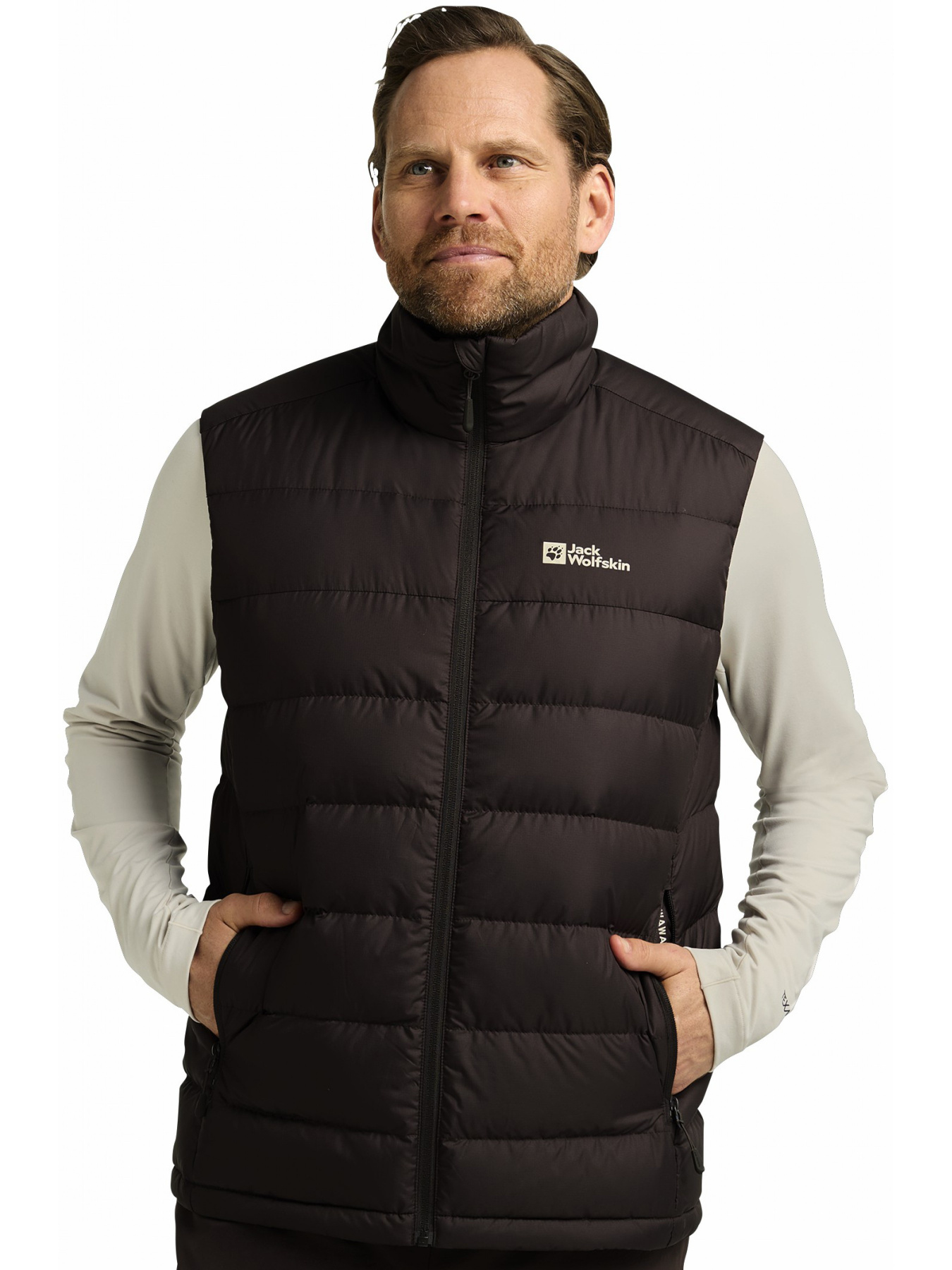 Жилет з утеплювачем Jack Wolfskin Ather down vest m rds модель 1207691_D0108 Фото