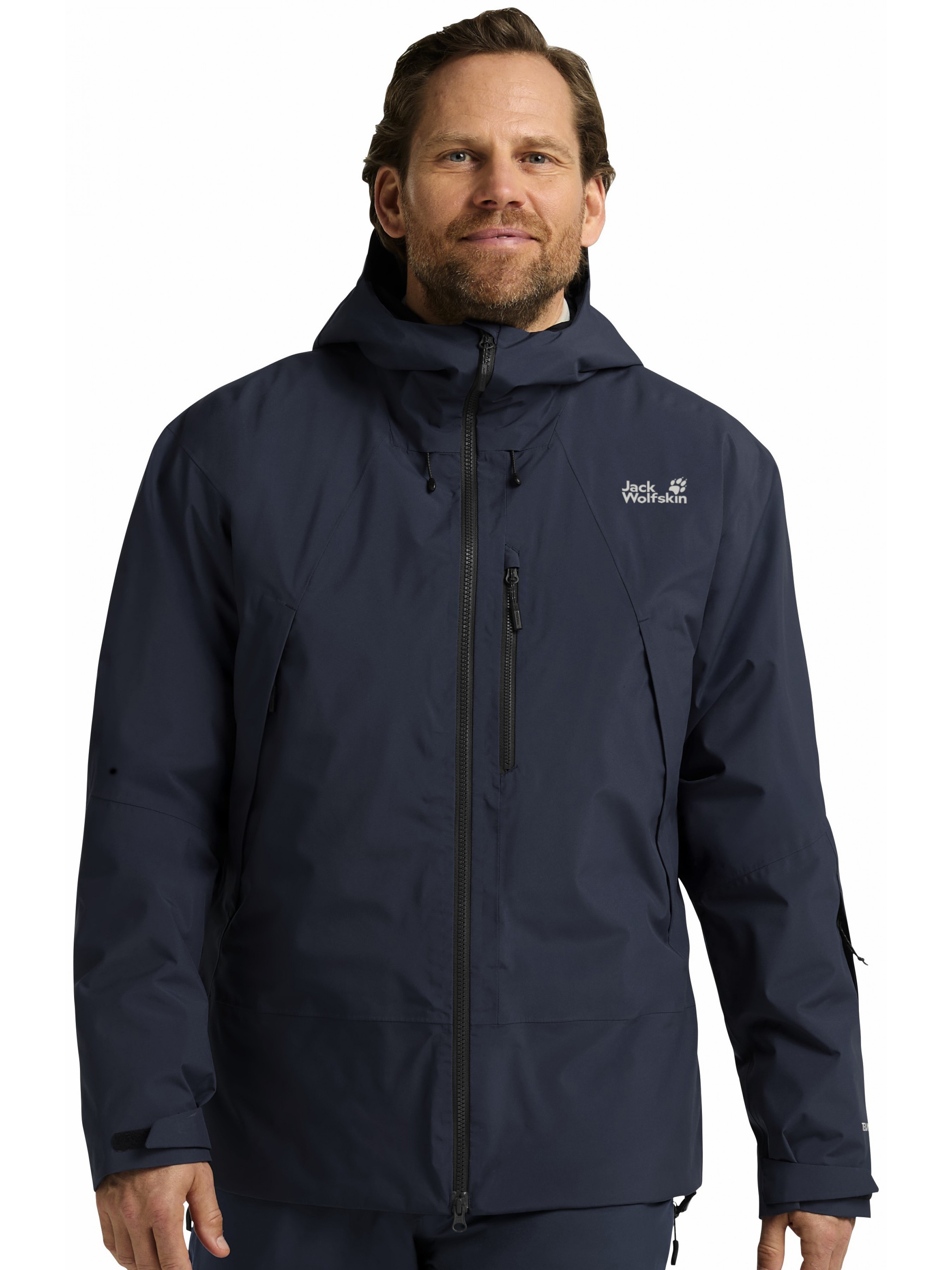 Чоловічий Аутдор та гірськолижна куртка Jack Wolfskin Flowline pro 2l ins jkt m (34fc12a1-a660-11ef-ad00-0050568cbfcf) колір синій, матеріал поліестер Jack Wolfskin - купити в Україні