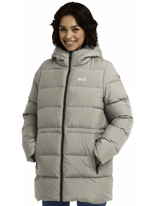 Пуховик Jack Wolfskin Frozen palace long jkt w rds модель A65096_A0056 Фото