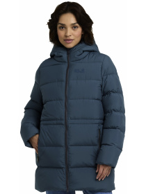 Пуховик Jack Wolfskin Frozen palace long jkt w rds модель A65096_C0539 Фото