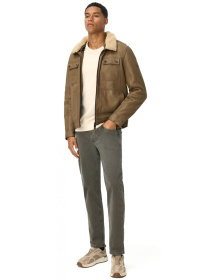 Зимняя куртка Camel Active Leather fieldjacket модель 431150-6L35-16 Фото