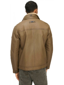 Зимняя куртка Camel Active Leather fieldjacket модель 431150-6L35-16 Зимняя куртка Camel Active Leather fieldjacket модель 431150-6L35-16 Фото