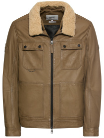 Зимняя куртка Camel Active Leather fieldjacket модель 431150-6L35-16 Зимняя куртка Camel Active Leather fieldjacket модель 431150-6L35-16 Фото