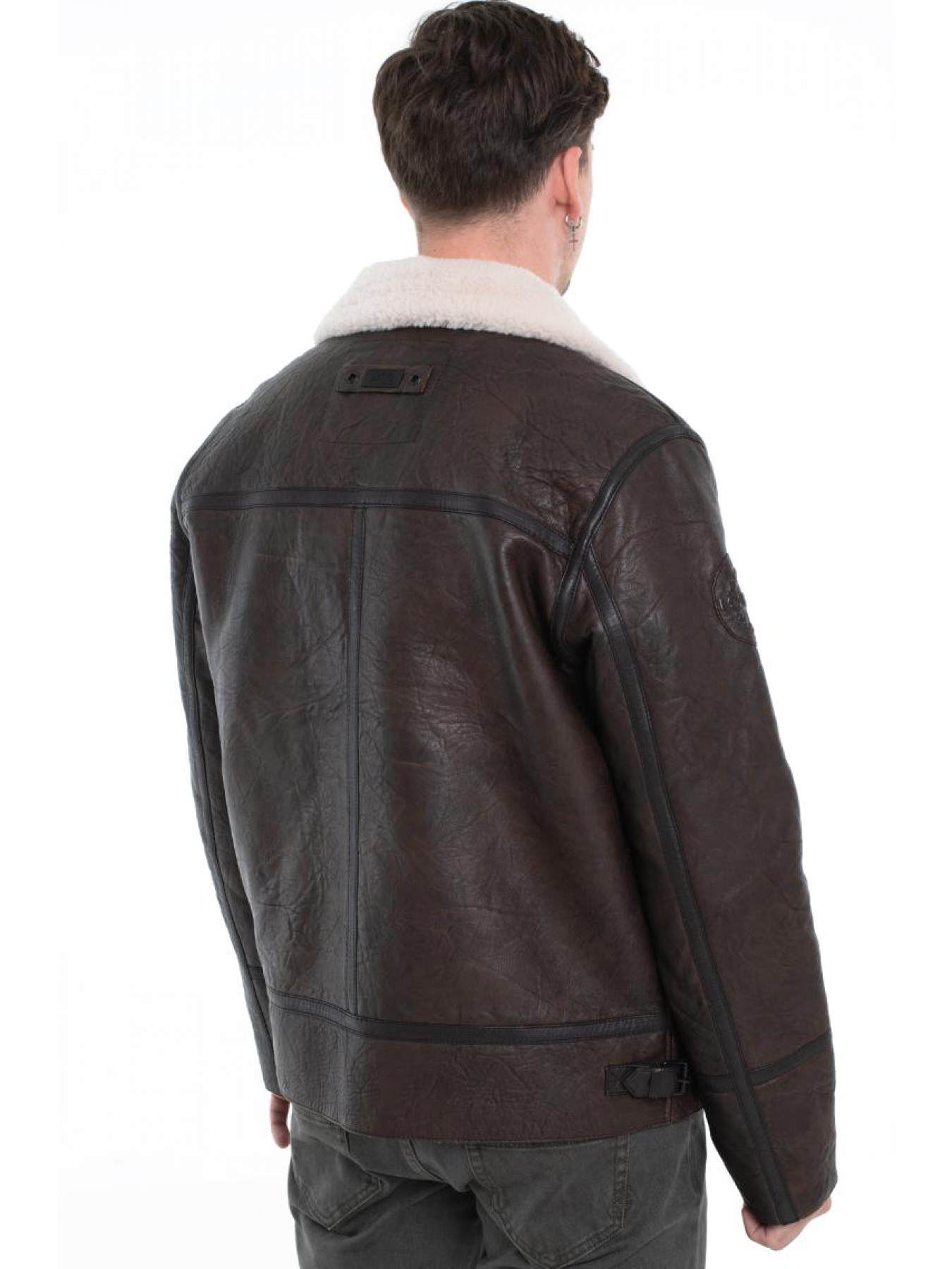 Зимова куртка Camel Active Leather blouson модель 431310-6L36-27 Фото