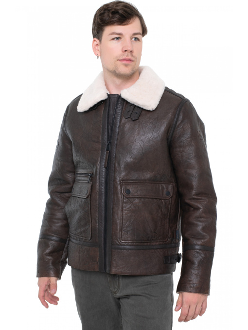 Куртки та дублянки Camel Active Leather blouson модель 431310-6L36-27 Фото