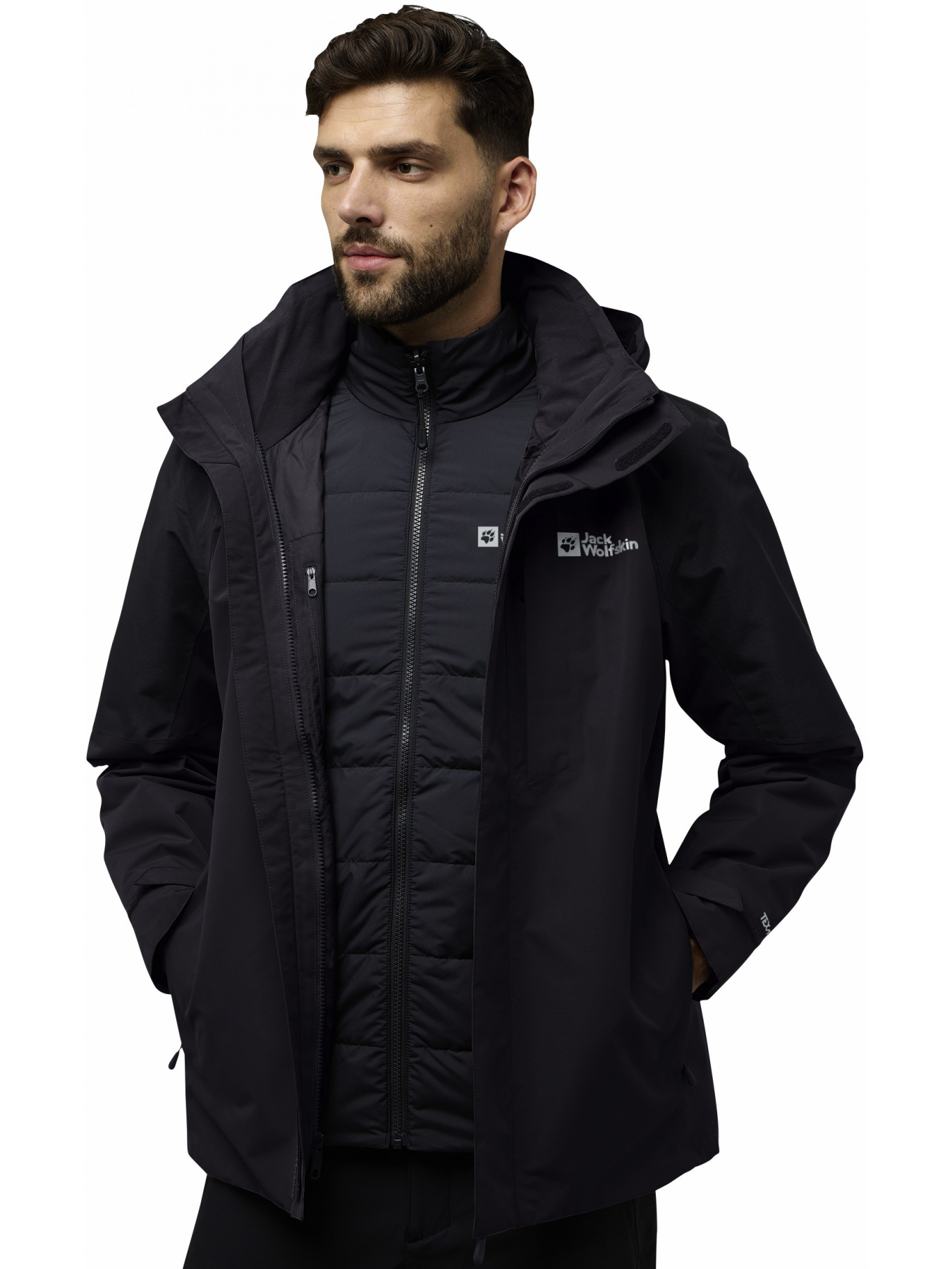 Зимняя куртка Jack Wolfskin Romberg 3in1 jkt m модель A61859_6350 Фото