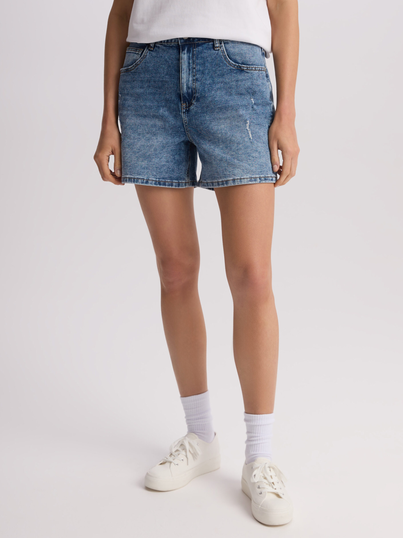 Джинсовые шорты DIVERSE Janano модель 10046836 Фото