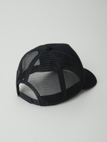 Мужская кепка с сеткой с ретро аппликацией синяя модель 10042194 Фото