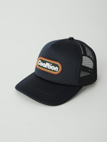 Мужская кепка с сеткой с ретро аппликацией синяя модель 10042194 Фото