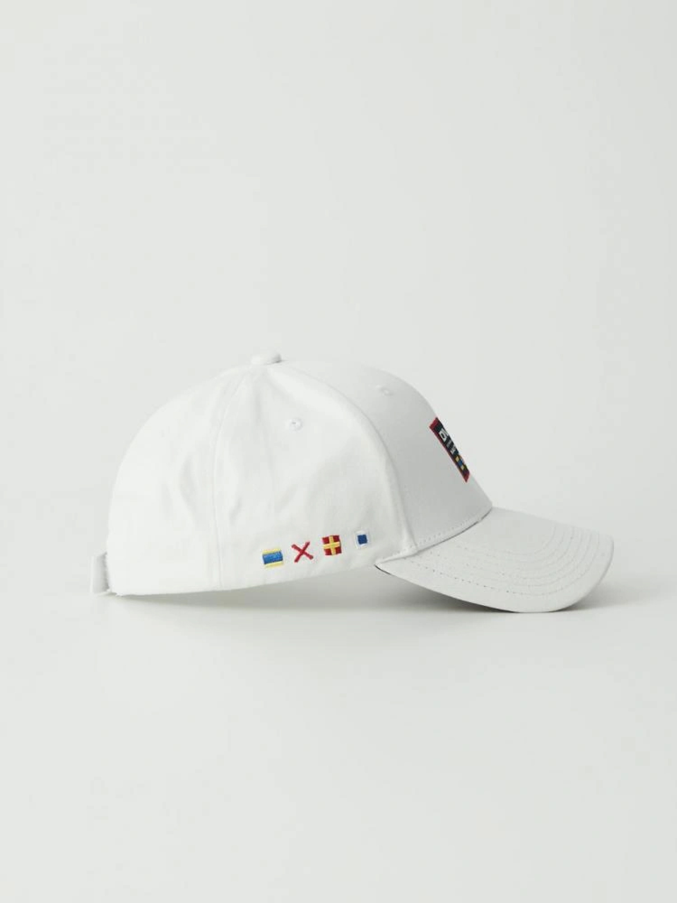 Мужская кепка с нашивкой линейки Nautical Club белая модель 10042200 Фото