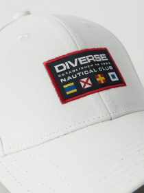 Мужская кепка с нашивкой линейки Nautical Club белая модель 10042200 Фото