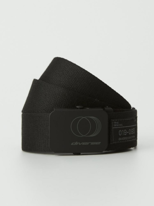 Чоловічий брючний ремінь чорний модель 10042508 Фото