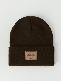Мужская шапка бини Diverse Originals коричневая модель 10043083 Фото