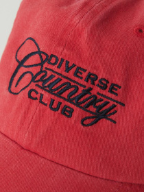 Женская кепка с эффектом стирки и вышитой надписью красная модель 10045008 Фото