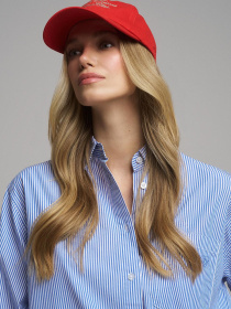 Кепка женская ROLIS с вышитой надписью красная модель 10046570 Фото