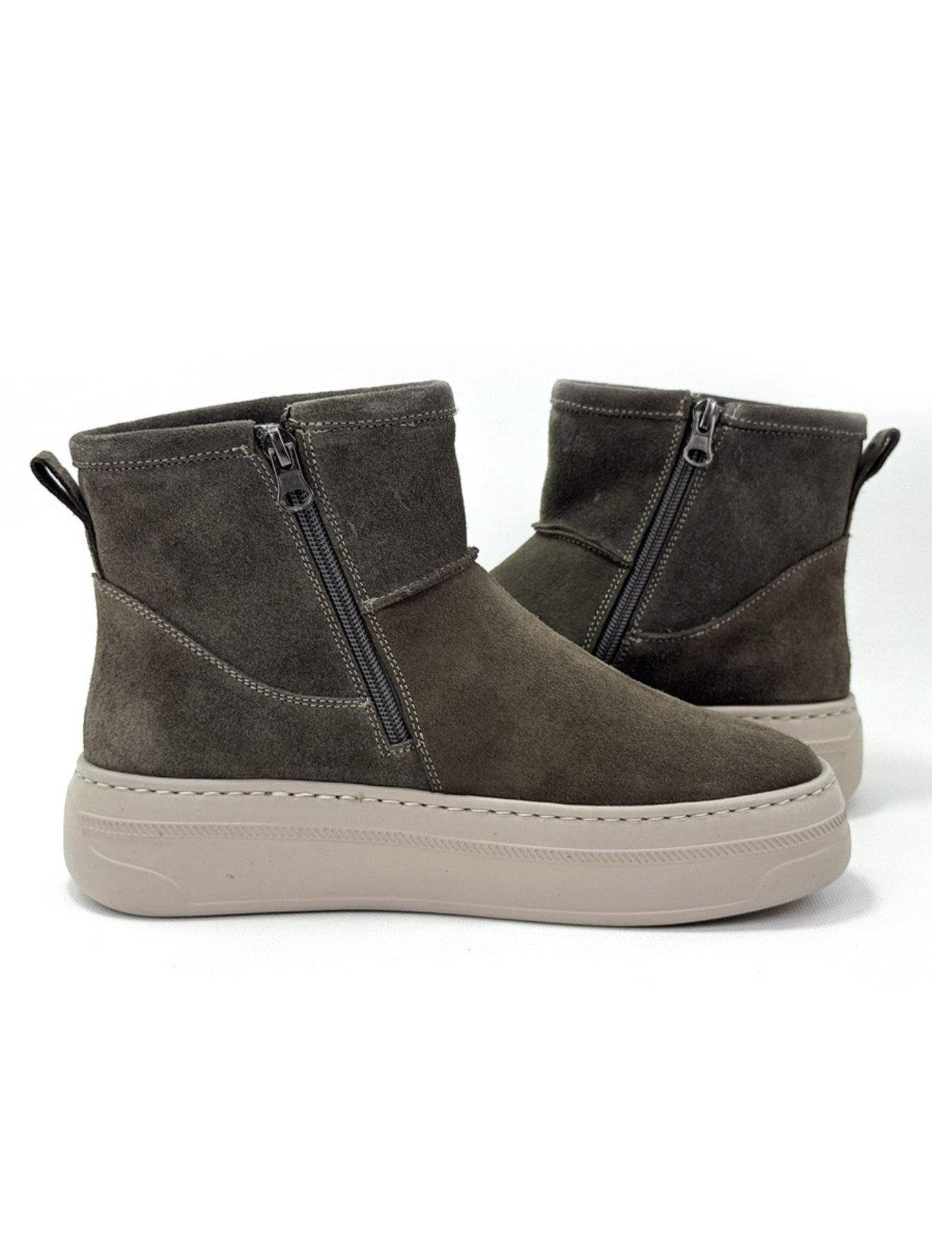 Чоботи VILANSI модель V8867 Brown Velour Чоботи VILANSI модель V8867 Brown Velour Фото