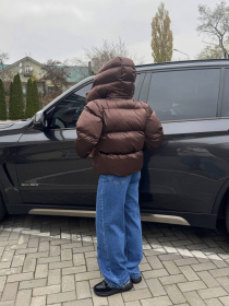 Зимовий жіночий пуховик модель Stacy-T-Gracia-BRN Зимовий жіночий пуховик модель Stacy-T-Gracia-BRN Фото