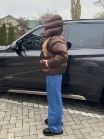 Зимовий жіночий пуховик модель Stacy-T-Gracia-BRN Зимовий жіночий пуховик модель Stacy-T-Gracia-BRN Фото