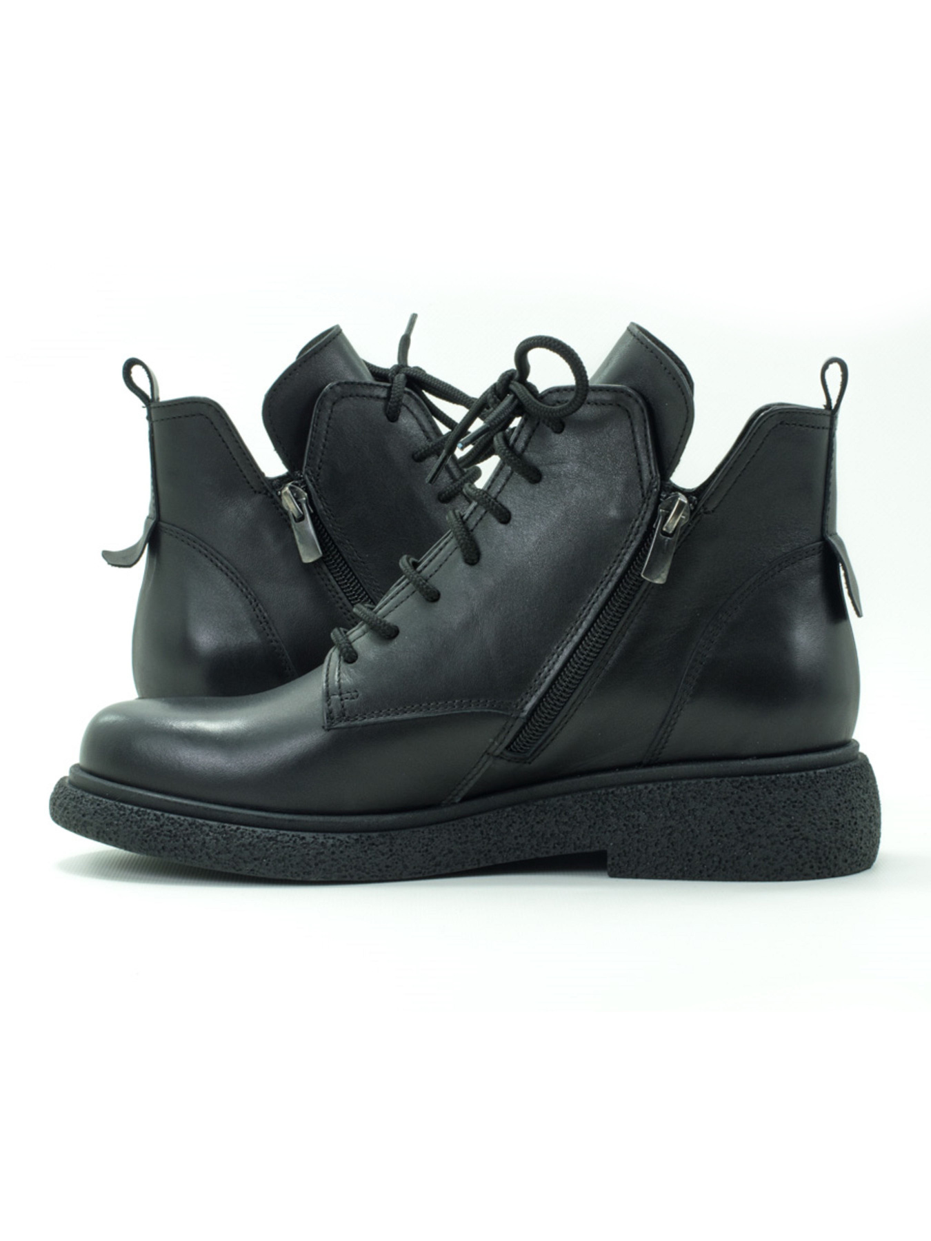 Ботинки VILANSI модель V8880 BLACK LEATHER Фото