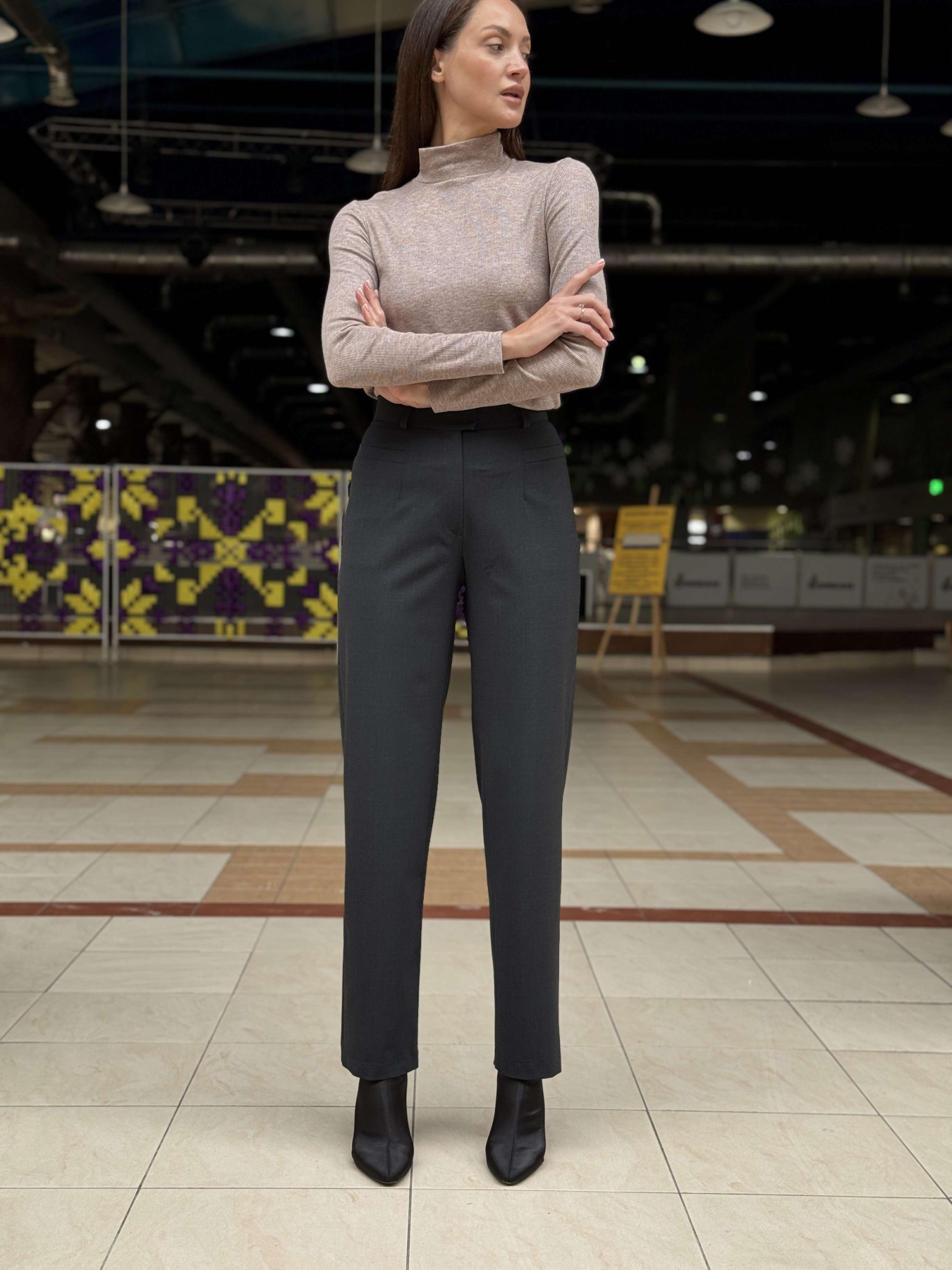 Классические штаны CAT ORANGE модель 7200 Фото