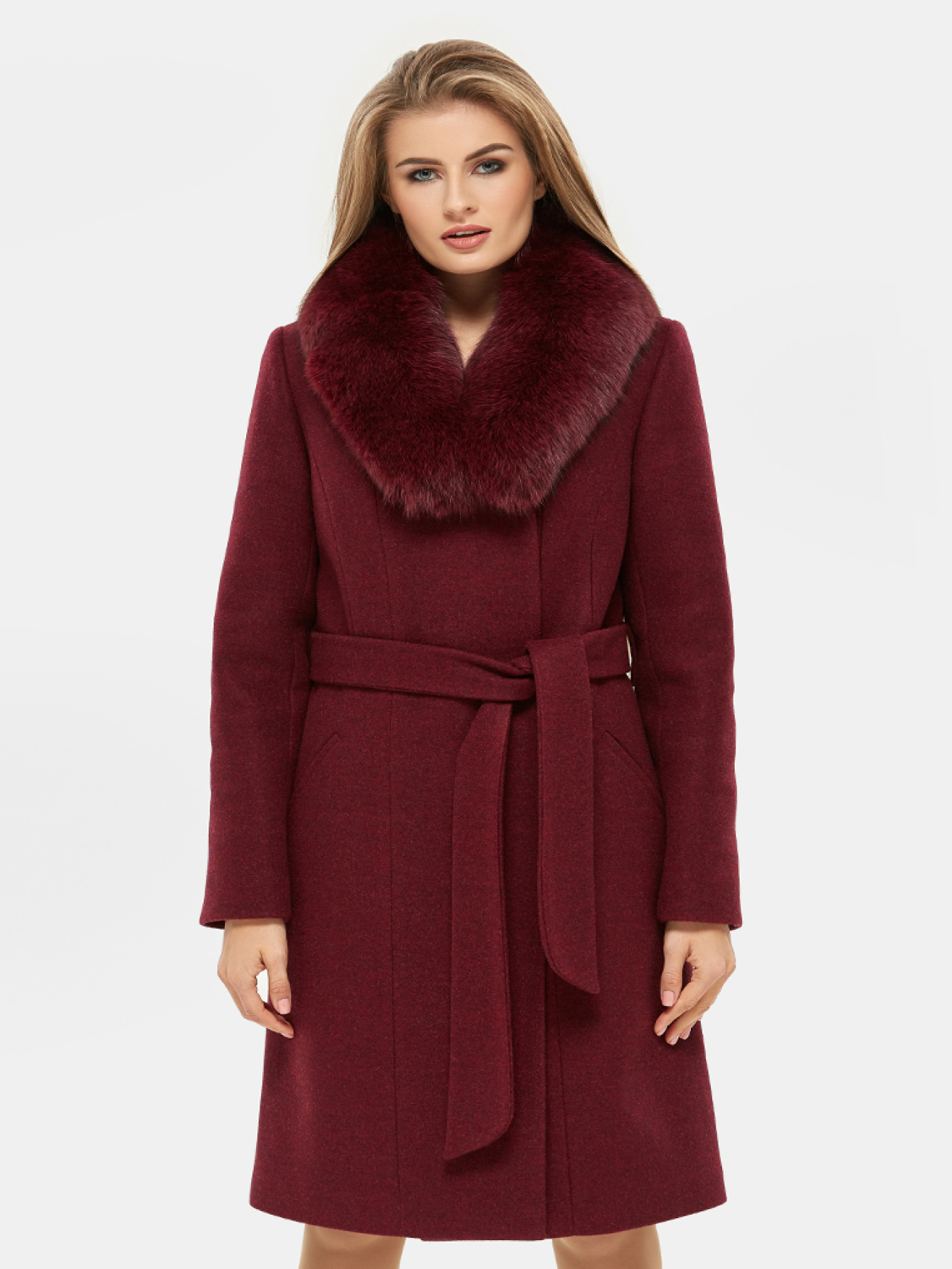 Пальто с утеплителем Danna модель 1311BRD Фото