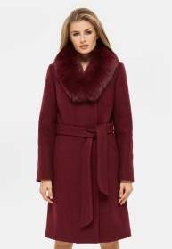 Пальто с утеплителем Danna модель 1311BRD Фото