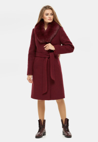 Пальто з утеплювачем Danna модель 1311BRD Пальто з утеплювачем Danna модель 1311BRD Фото