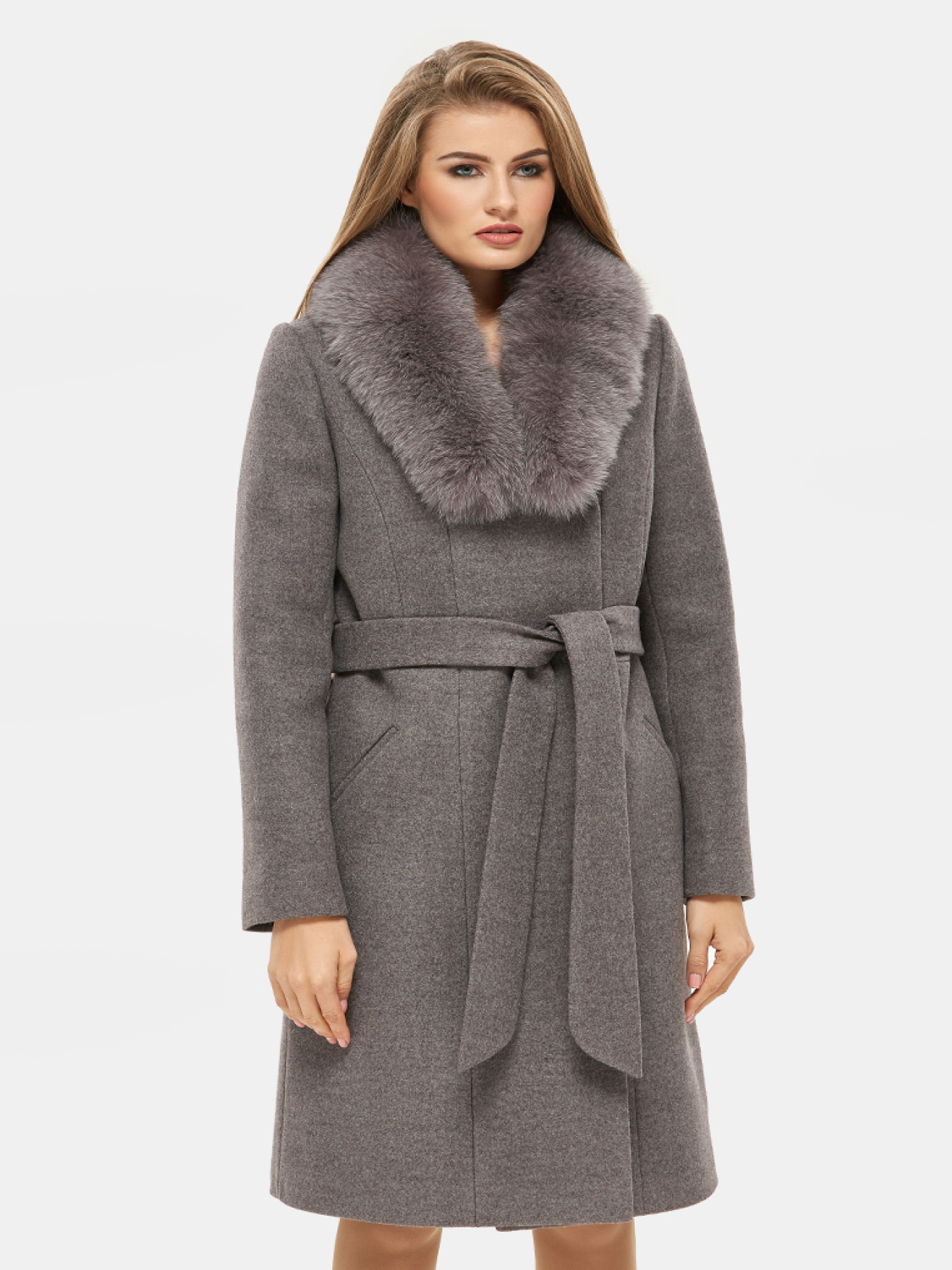 Пальто с утеплителем Danna модель 1311BRN Фото