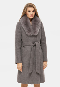 Пальто с утеплителем Danna модель 1311BRN Фото