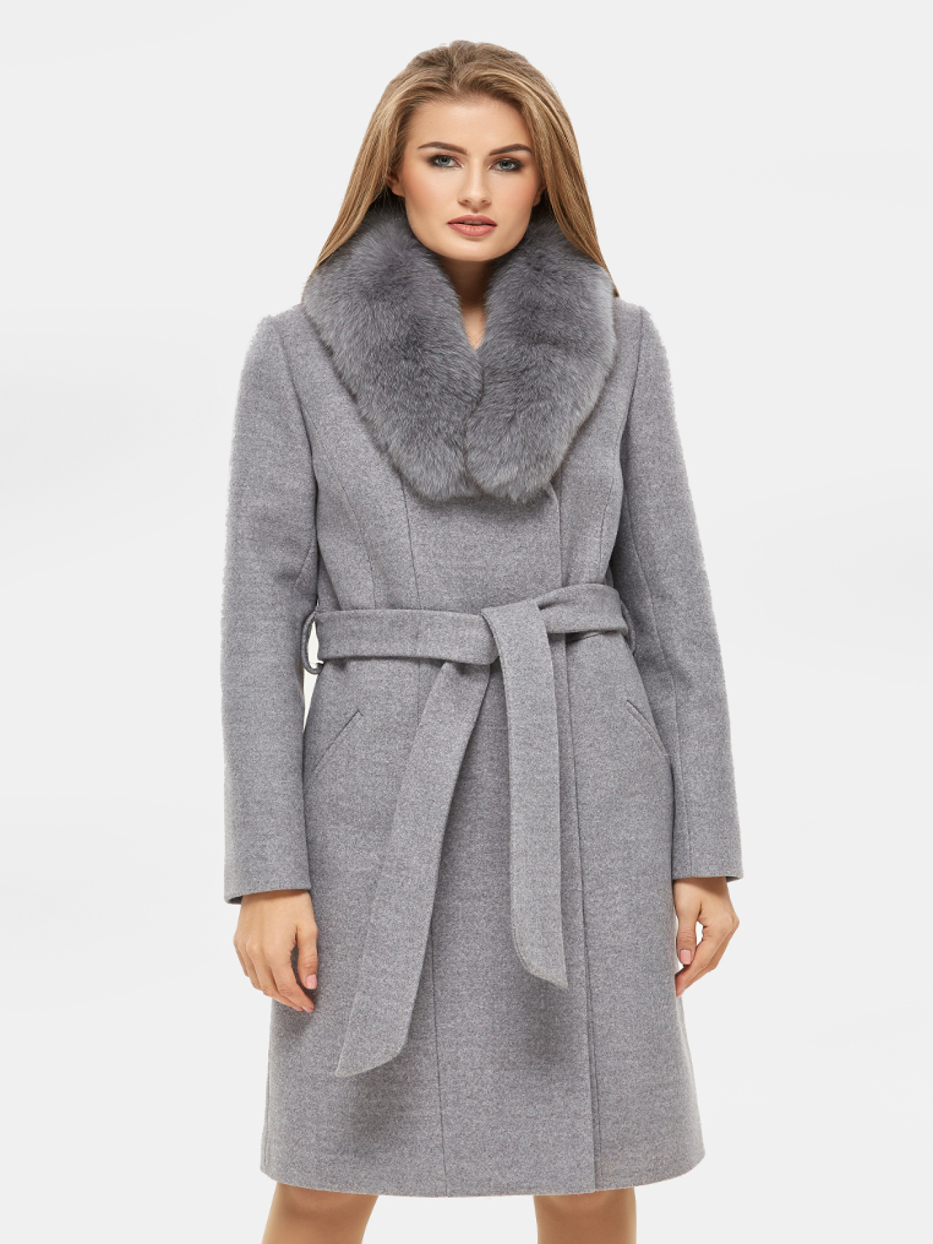 Пальто с утеплителем Danna модель 1311GR Фото